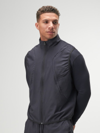 Men's Black Zipper Front Casual Versatile Vest