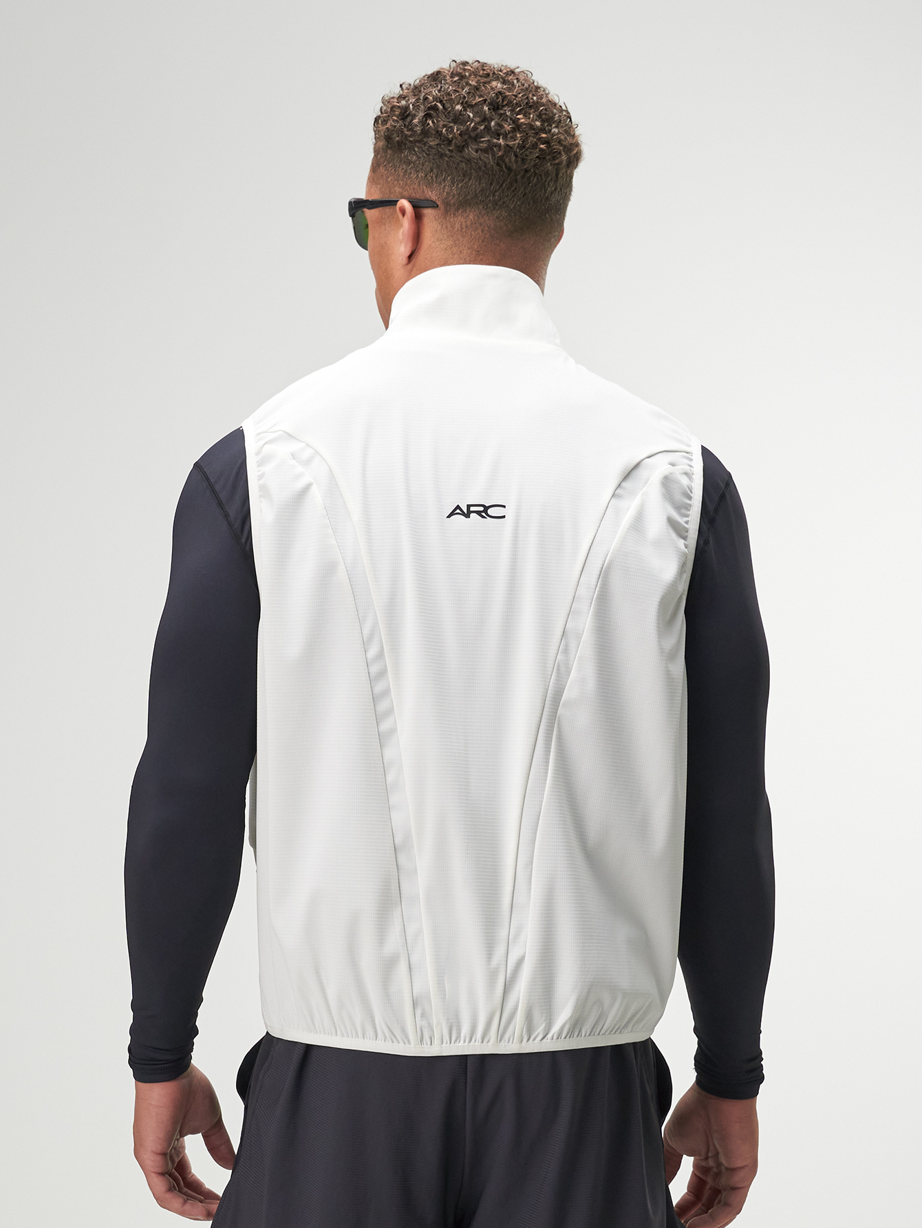 Men's White Zip Front Casual Versatile Vest
