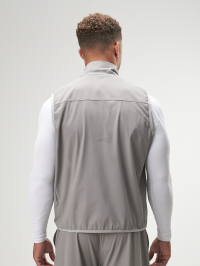 Men's Casual Versatile Zip-Up Vest, Grey, Autumn