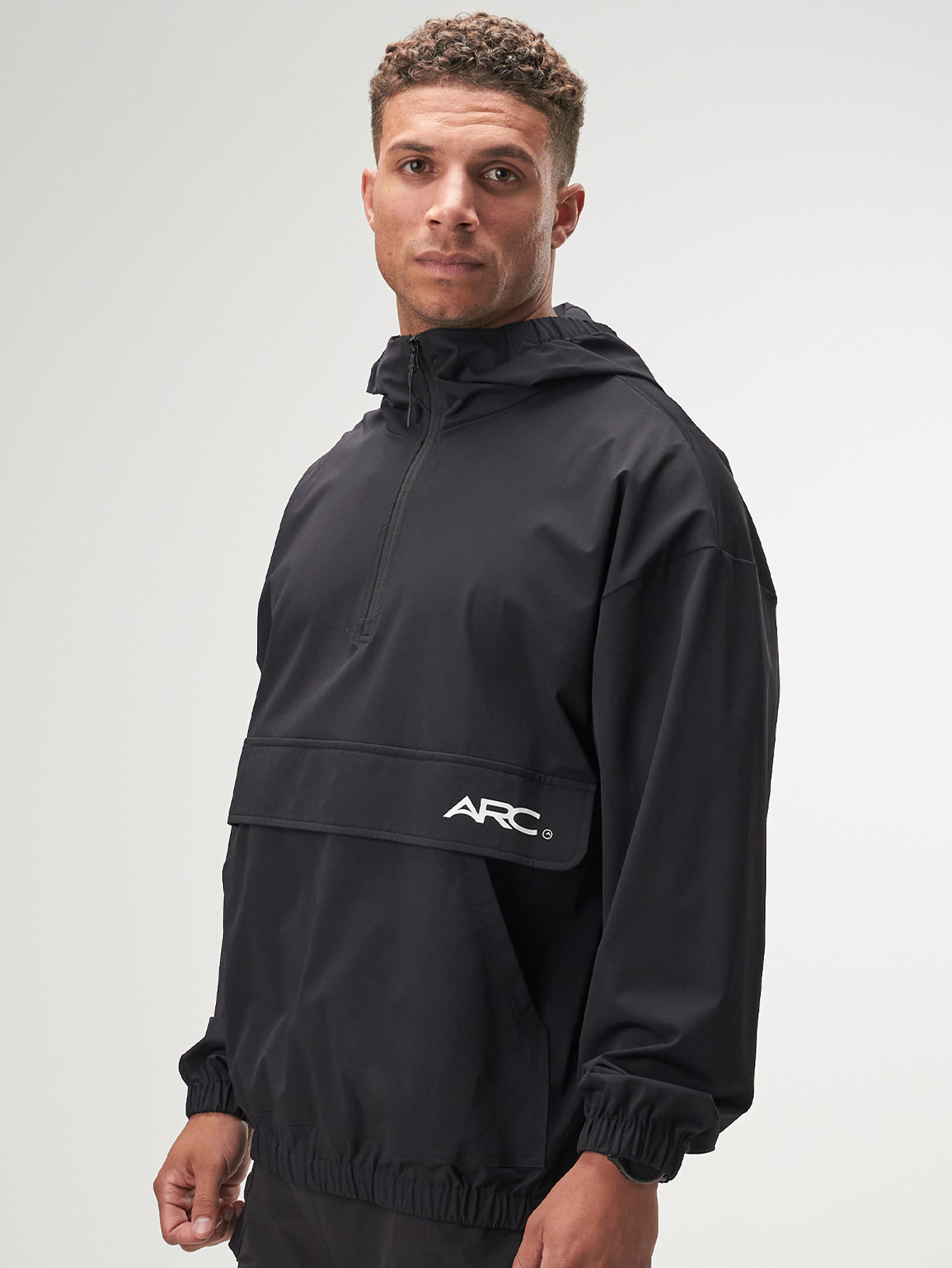 ARC Activewear Full Zip Sweater Jacket Performance Top Gym Workout Long Sleeve Track Suit