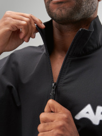 ARC Activewear Full Zip Sweater Jacket Performance Top Gym Workout Long Sleeve Track Suit