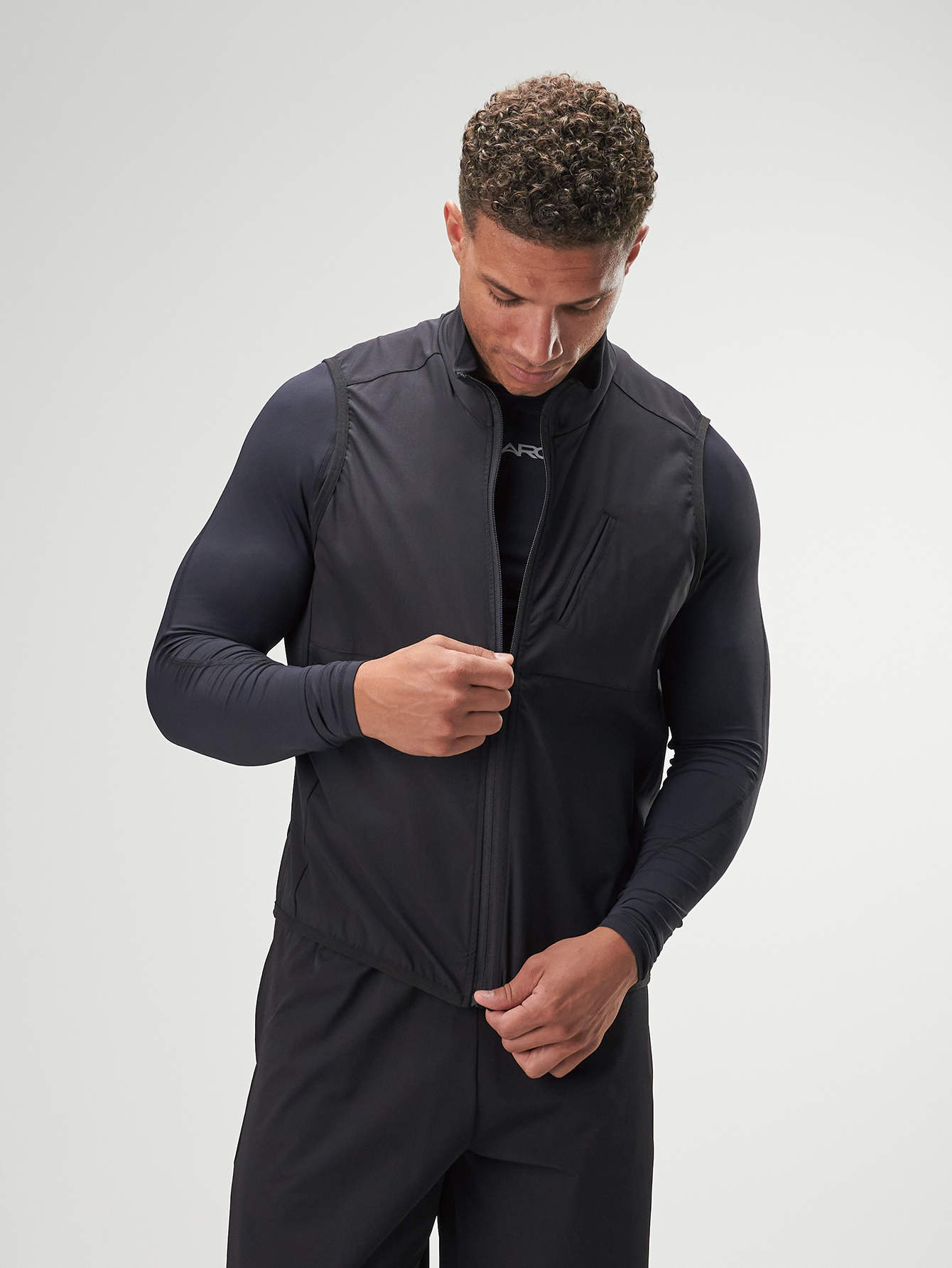 Men's Casual Versatile Simple Black Vest