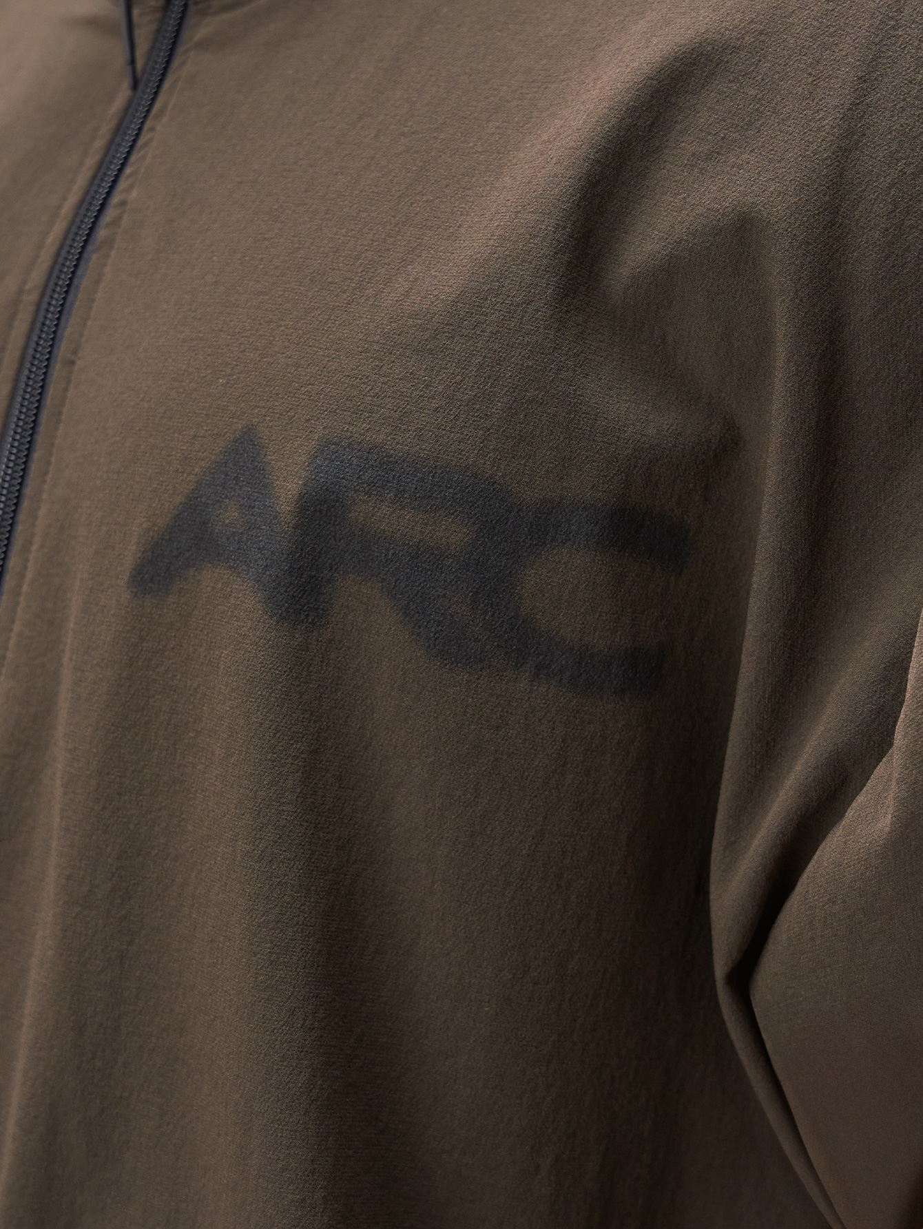 ARC Activewear Full Zip Sweater Jacket Performance Top Gym Workout Long Sleeve Track Suit