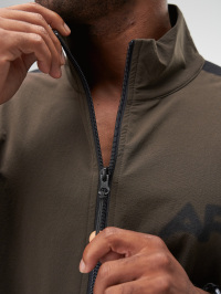 ARC Activewear Full Zip Sweater Jacket Performance Top Gym Workout Long Sleeve Track Suit