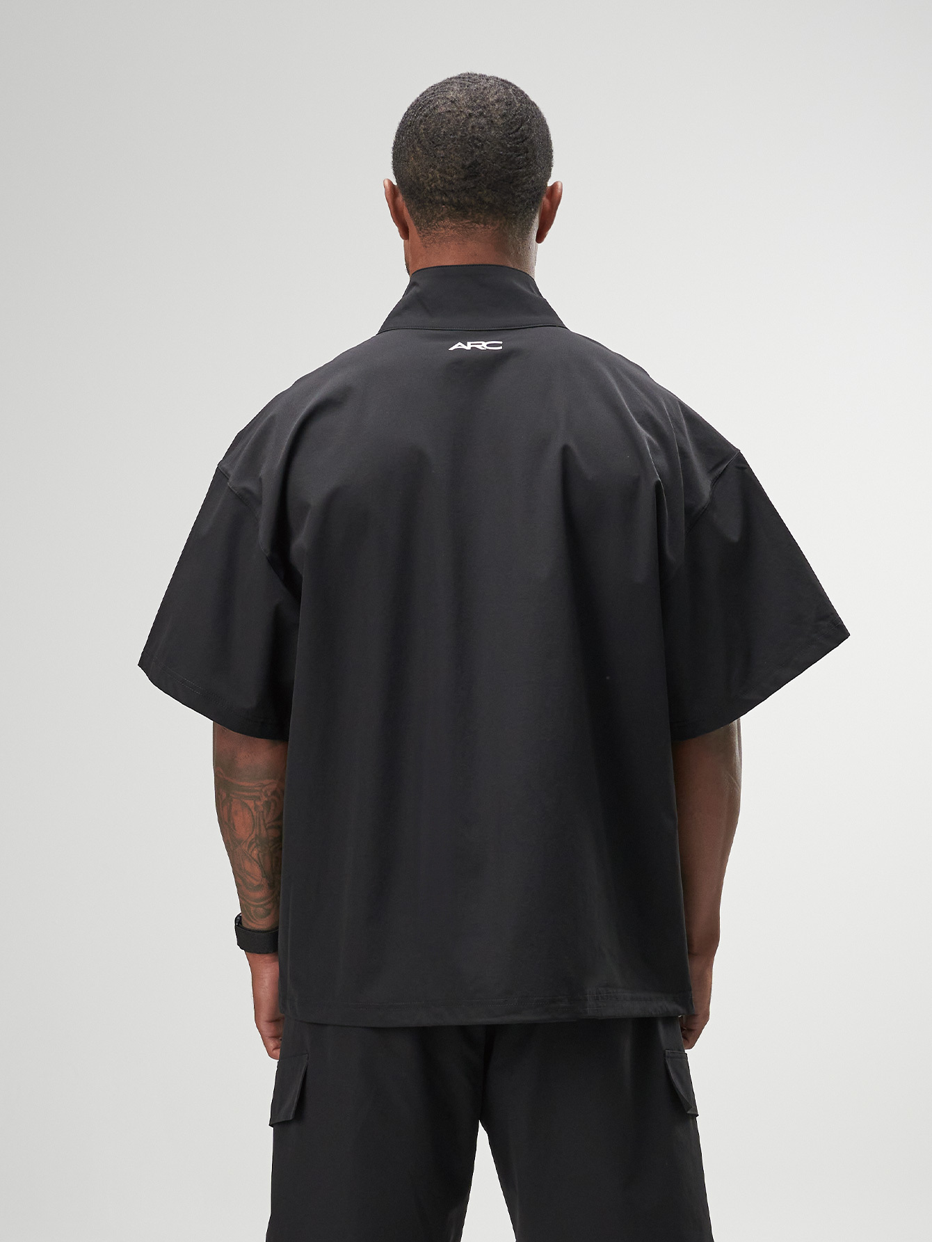 ARC Activewear Full Zip Sweater Jacket Performance Top Gym Workout Long Sleeve Track Suit