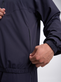 Men's Geometric Print Long Sleeve Zip Front Sports Jacket