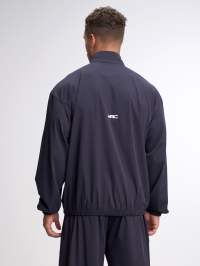 Men's Geometric Print Long Sleeve Zip Front Sports Jacket