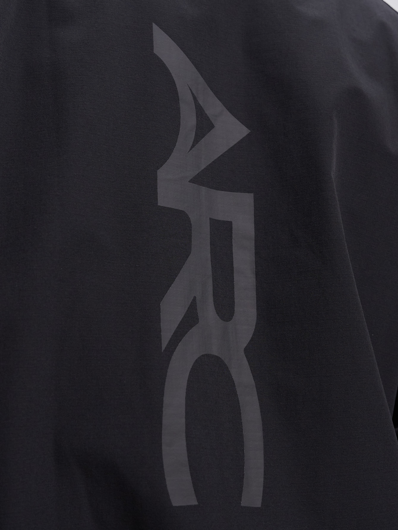 Men's Autumn Slogan Print Long Sleeve Zip-Up Half Placket Casual Hoodie Jacket