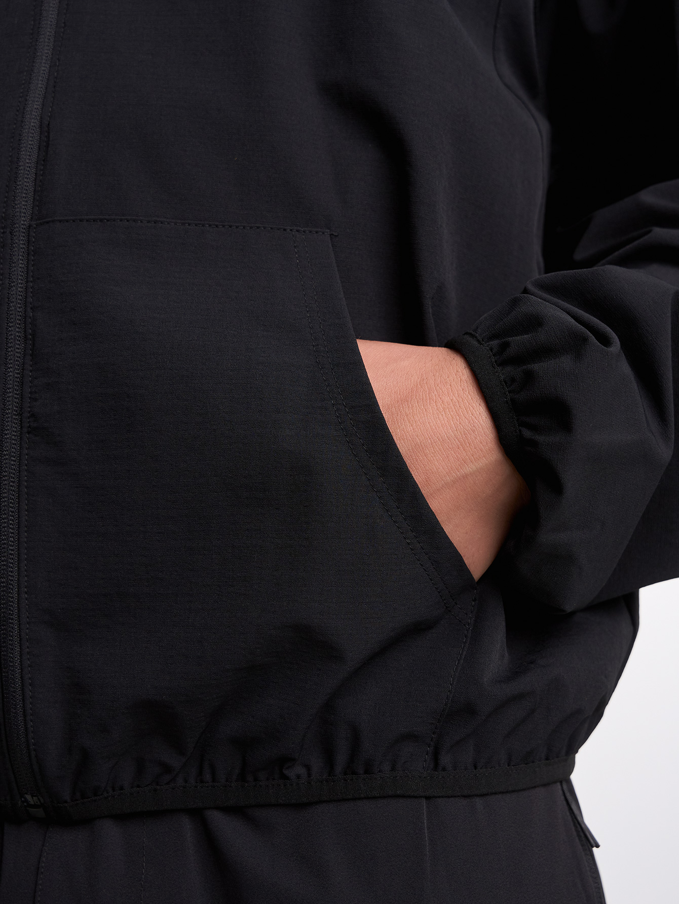 Men's Autumn Slogan Print Long Sleeve Zip-Up Half Placket Casual Hoodie Jacket