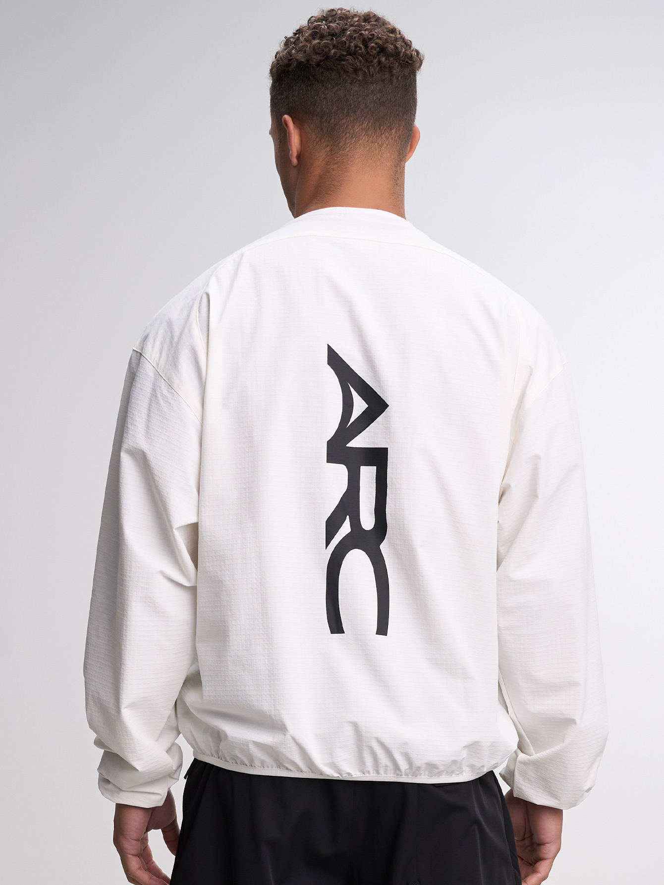 Men's Autumn Slogan Print Long Sleeve Zip-Up Half Placket Casual Hoodie Jacket