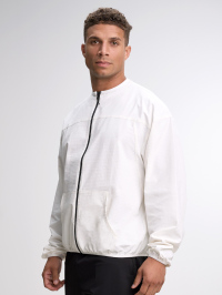 Men's Autumn Slogan Print Long Sleeve Zip-Up Half Placket Casual Hoodie Jacket