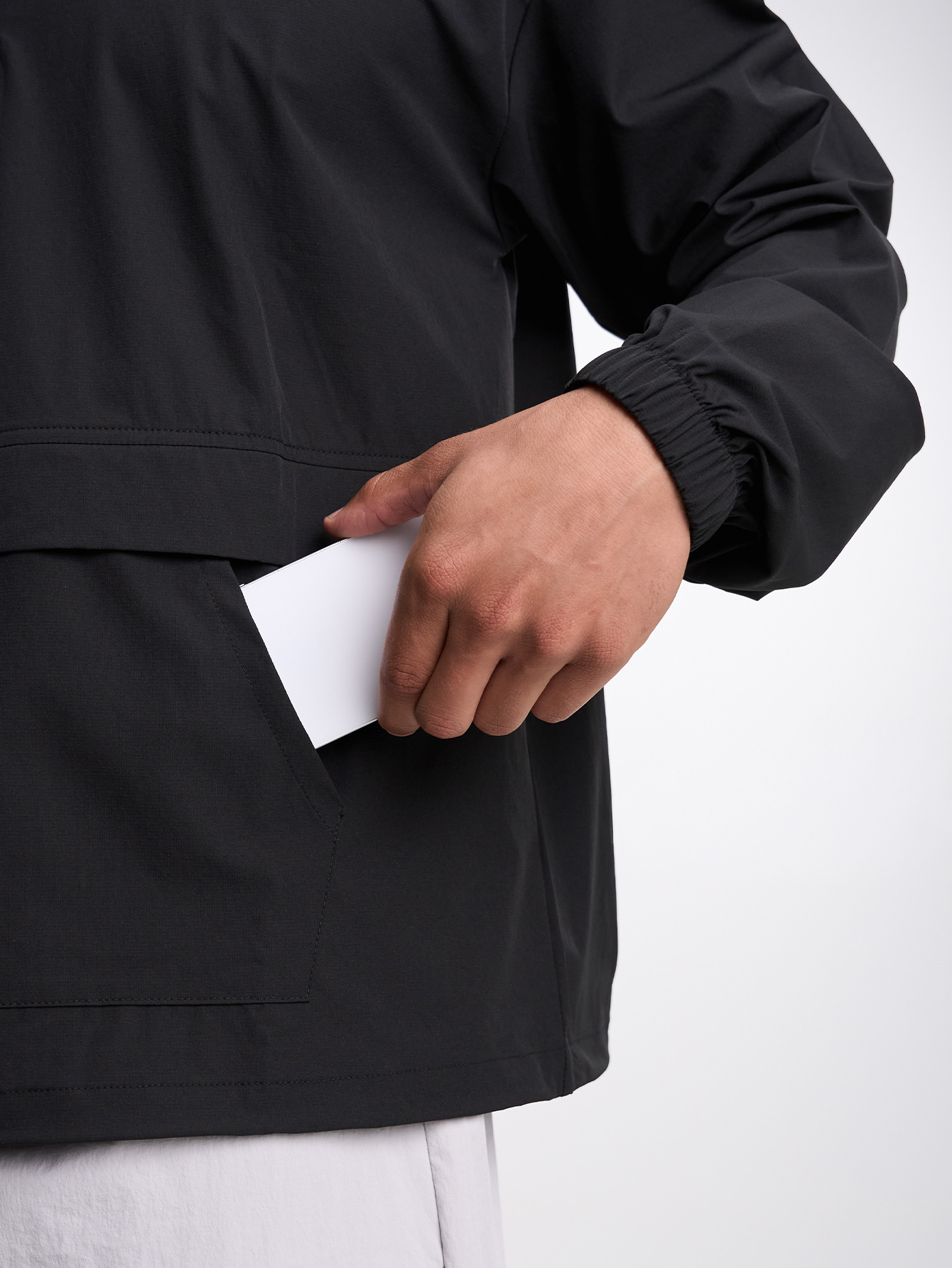 Men's Autumn Slogan Print Long Sleeve Zip-Up Half Placket Casual Hoodie Jacket