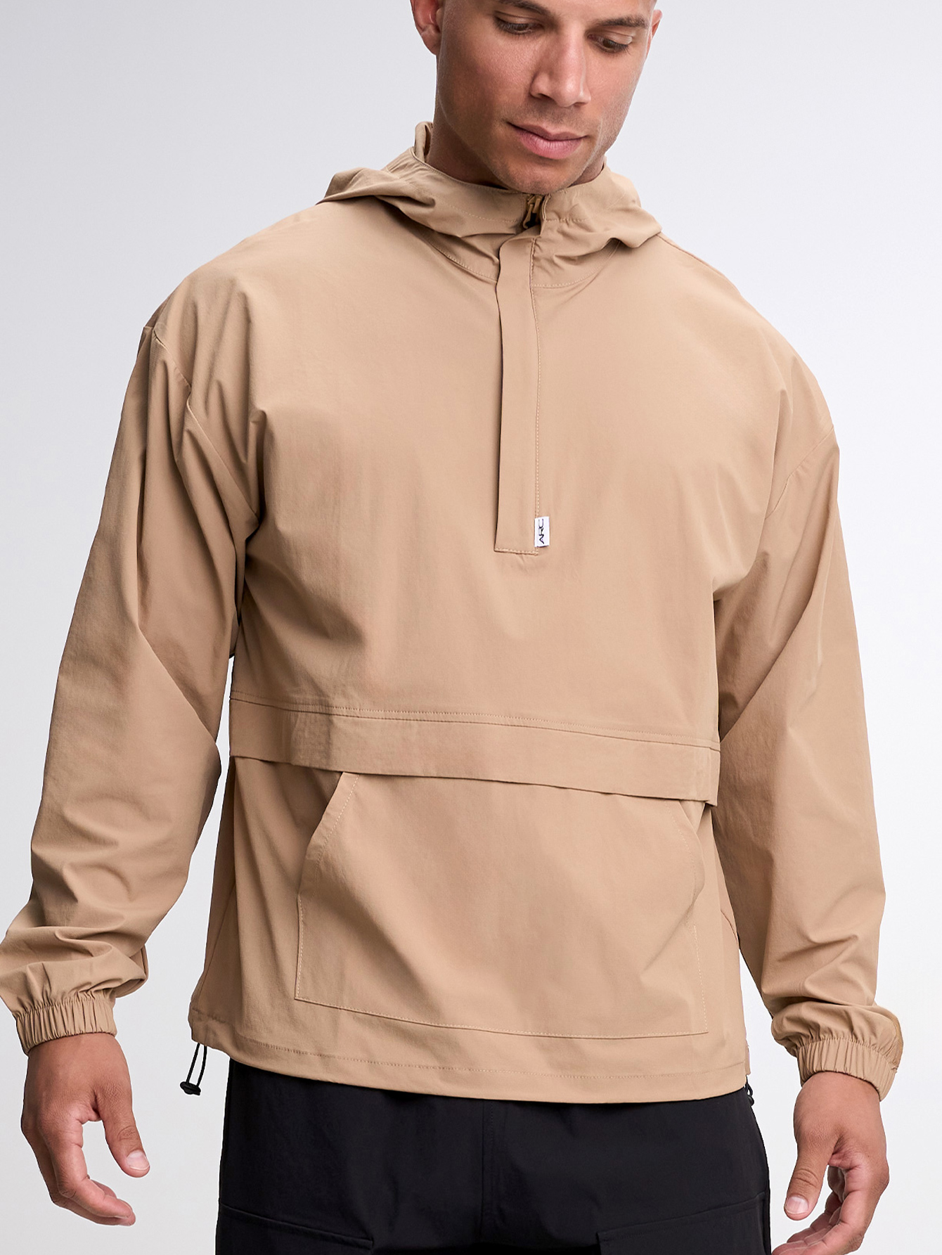 Men's Casual Versatile Letter Print Hooded Jacket