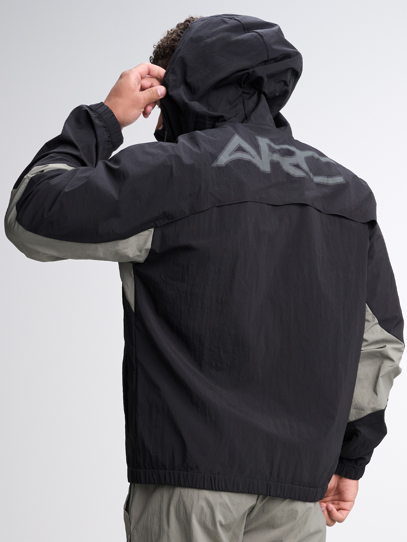 Men's Casual Versatile Letter Print Hooded Jacket