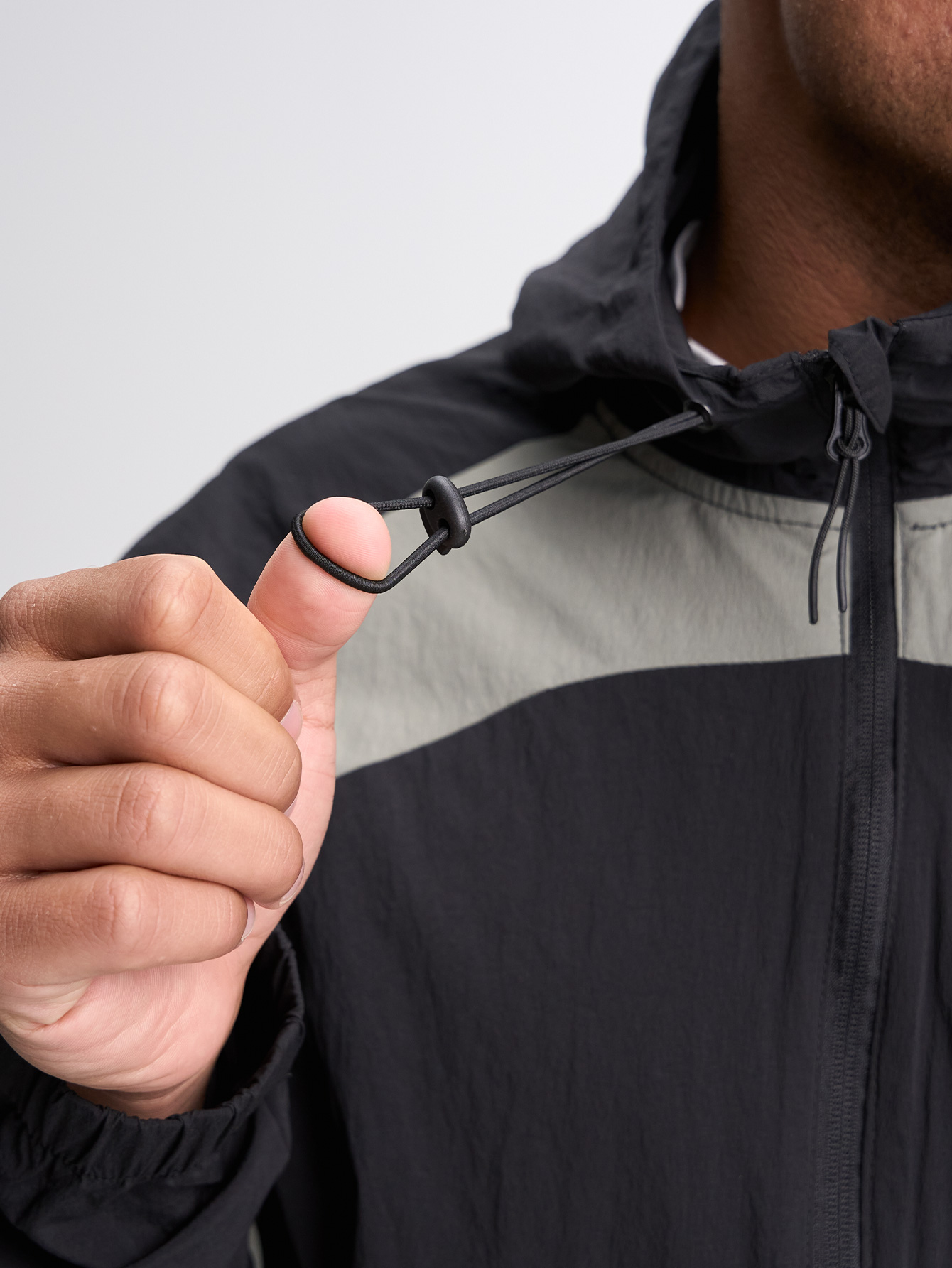 Men's Casual Versatile Letter Print Hooded Jacket