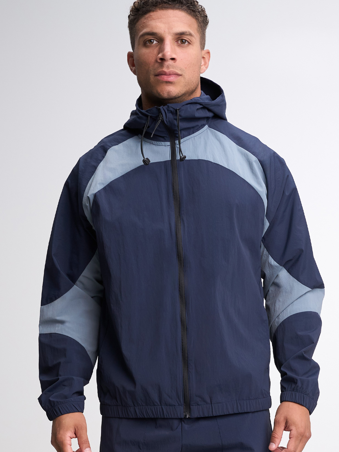 Men's Casual Versatile Letter Print Hooded Jacket