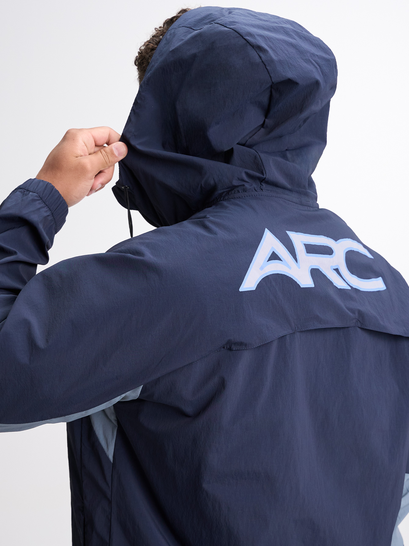 Men's Casual Versatile Letter Print Hooded Jacket