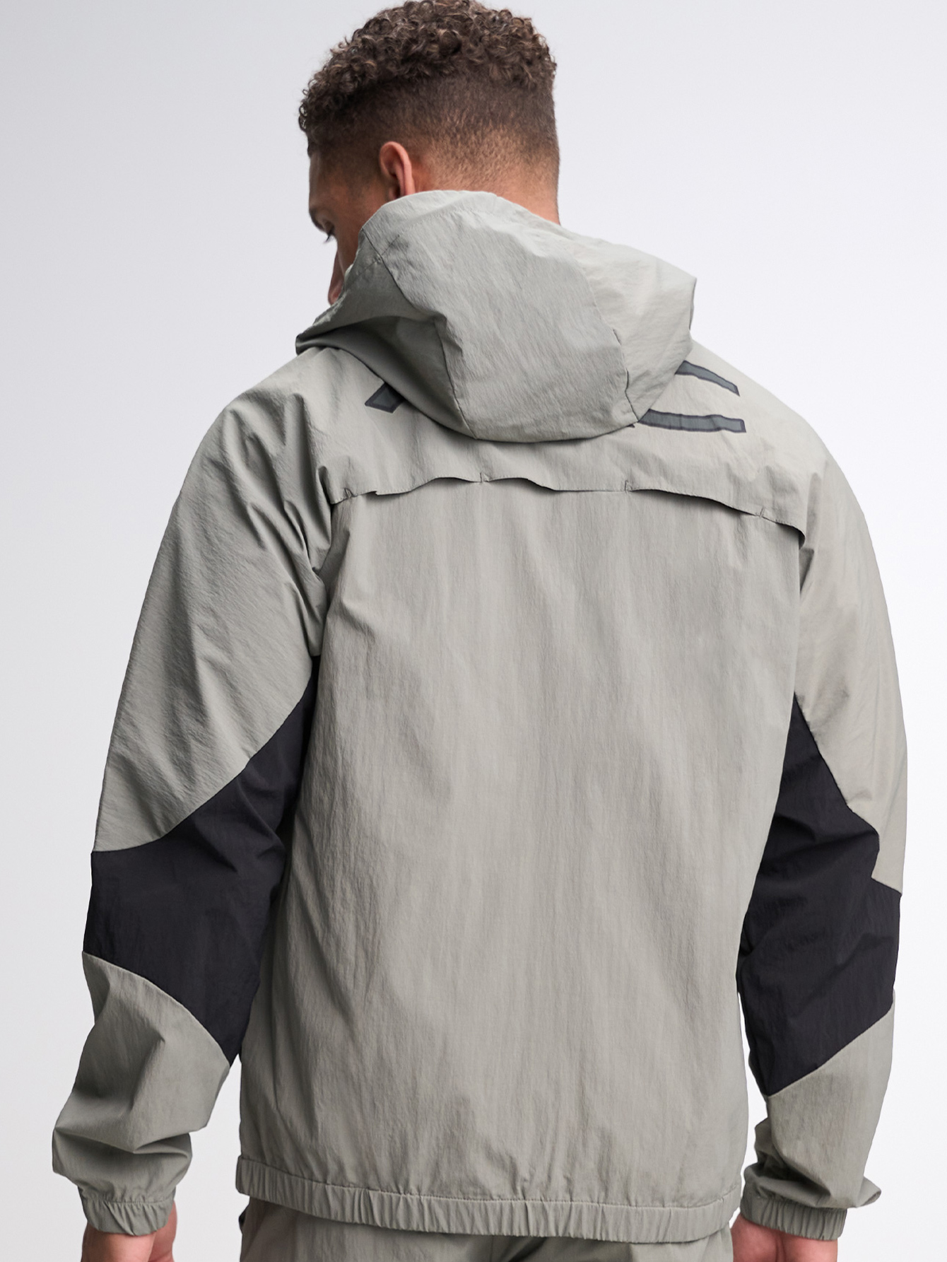 Men's Casual Versatile Letter Print Hooded Jacket