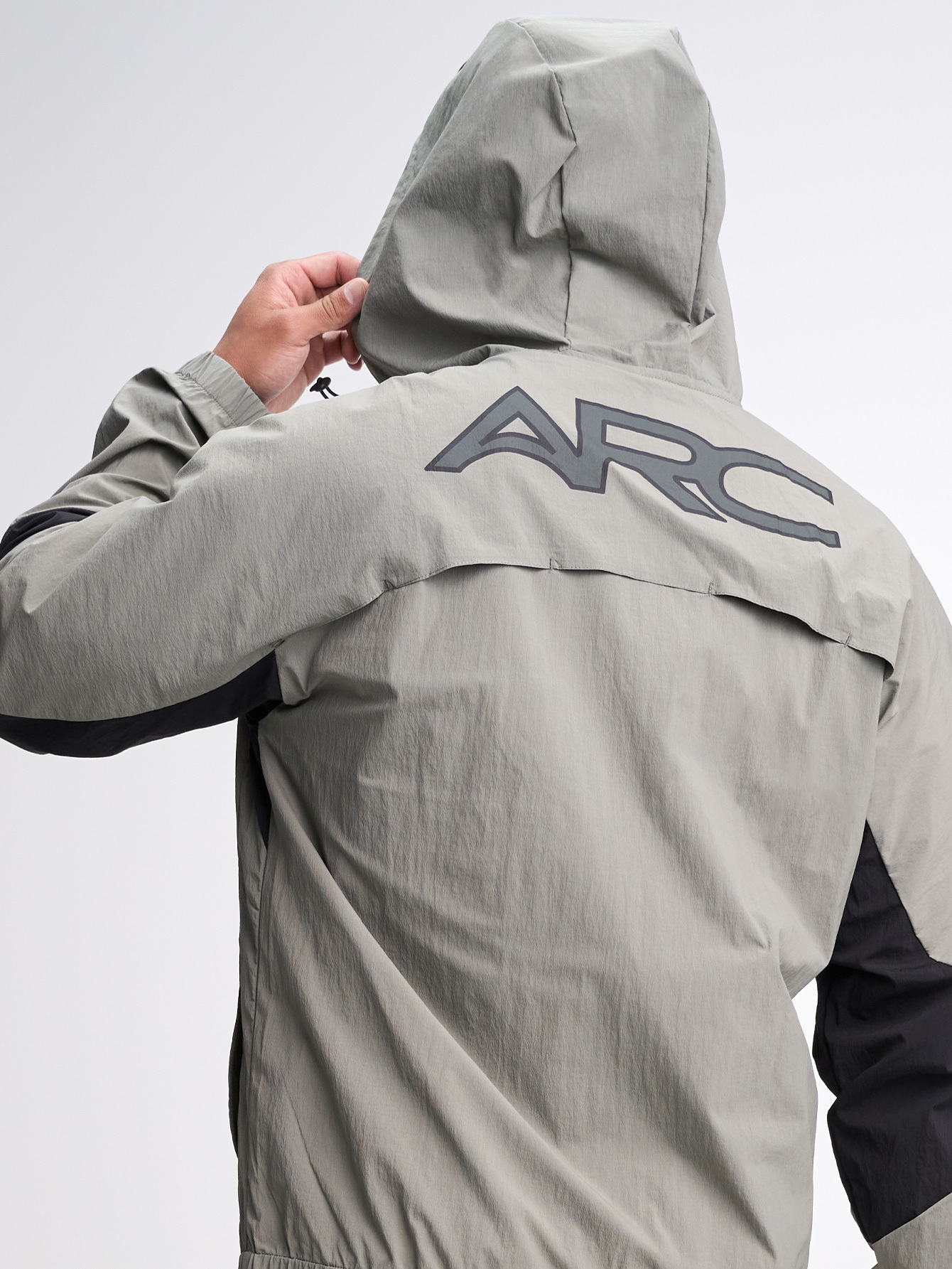 Men's Casual Versatile Letter Print Hooded Jacket