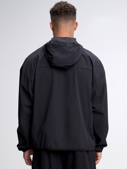 Men's Casual Zip-Up Hooded Jacket, Autumn