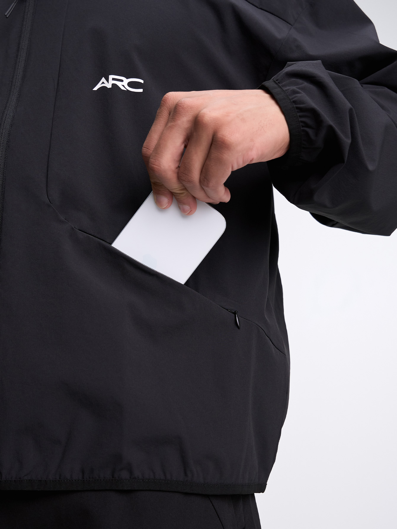 Men's Casual Zip-Up Hooded Jacket, Autumn