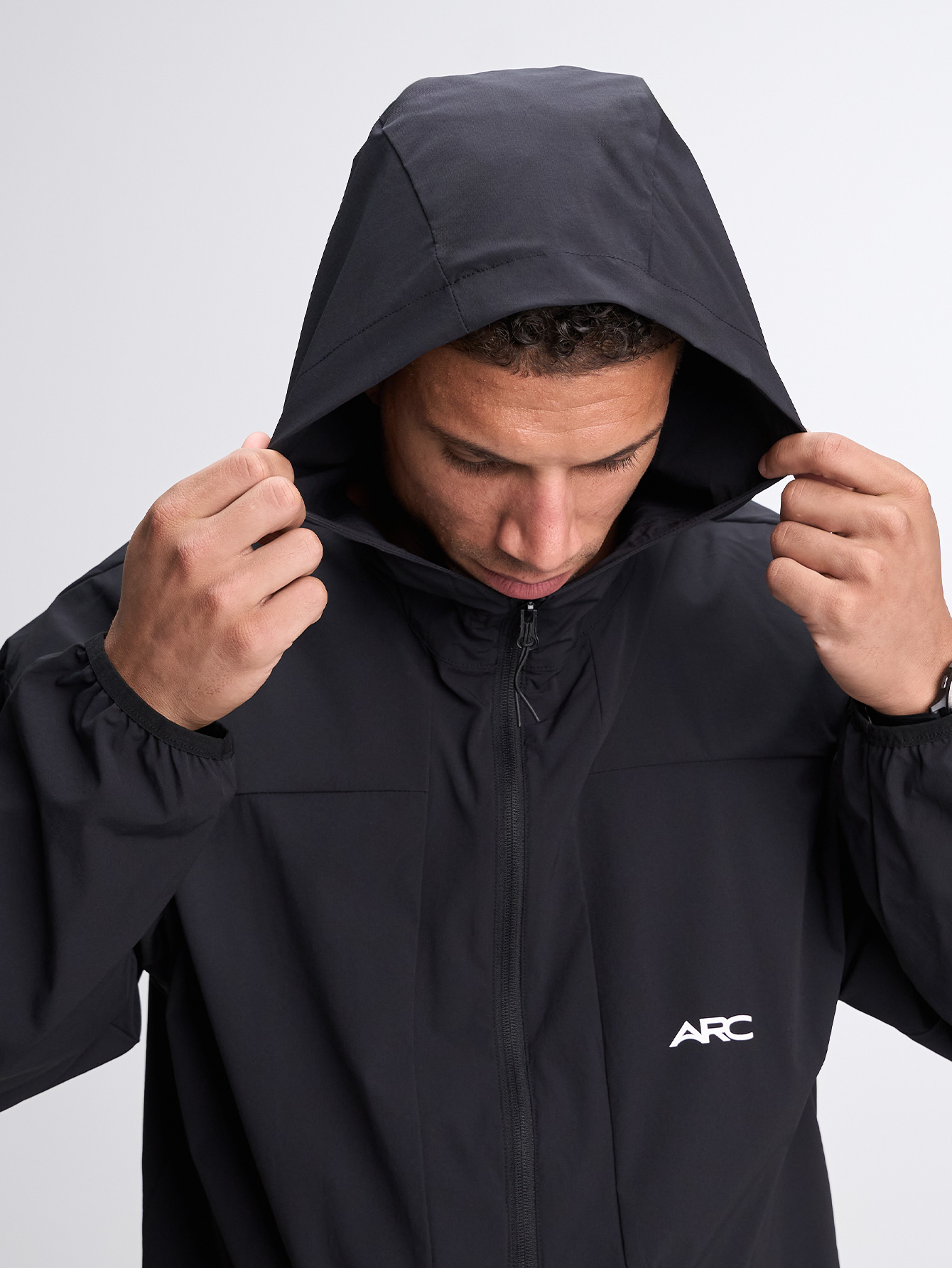 Men's Casual Zip-Up Hooded Jacket, Autumn