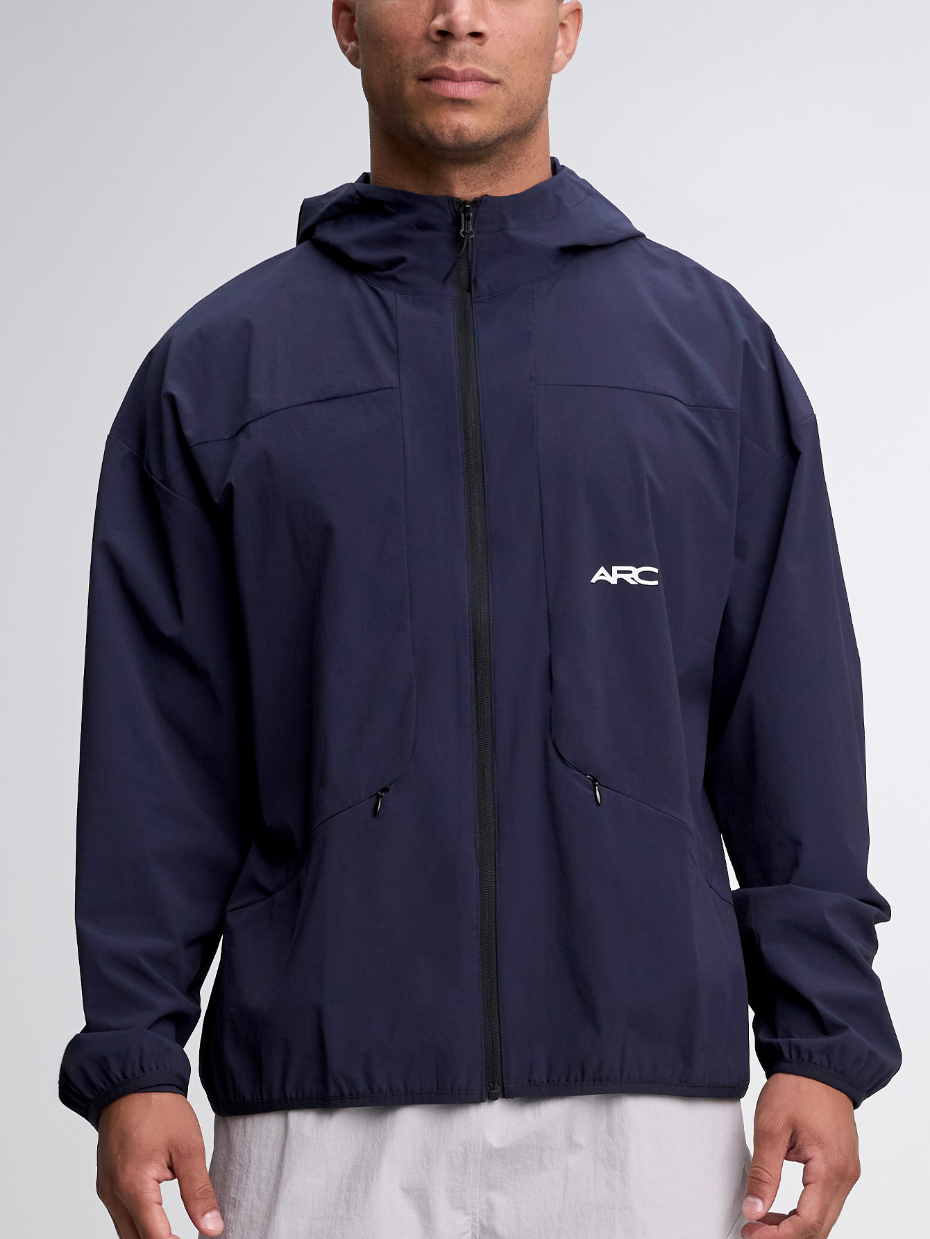 Men's Casual Zip-Up Hooded Jacket, Autumn