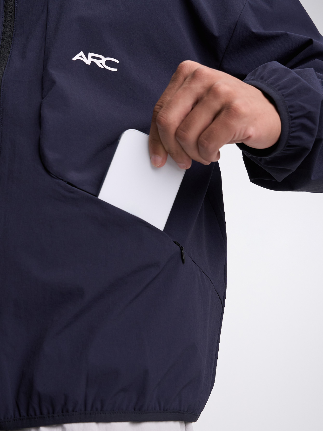 Men's Casual Zip-Up Hooded Jacket, Autumn