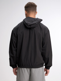 Men's Casual Versatile Simple Hooded Jacket ARC-5027-BLK