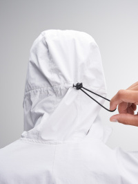 Men's Autumn Zip-Up Half Placket Long Sleeve Casual Hooded Jacket