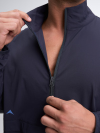 Men's Pocket Long Sleeve Zip Front Sports Jacket