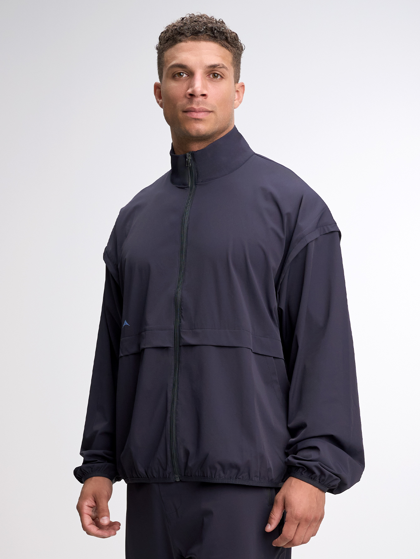 Men's Pocket Long Sleeve Zip Front Sports Jacket