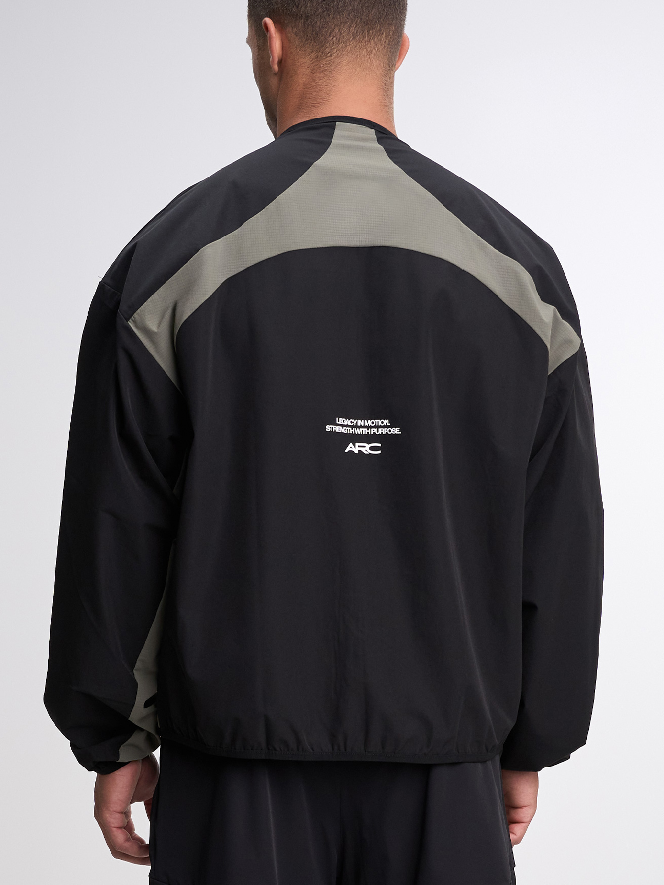 Letter Print Stand Collar Pocket Zip-Up Long Sleeve Jacket