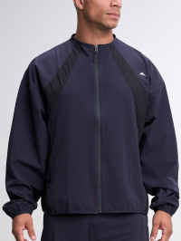 Letter Print Stand Collar Pocket Zip-Up Long Sleeve Jacket