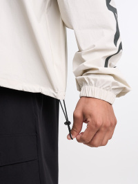 Men's Letter Print Pocket Design Zip Front Casual Jacket