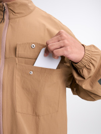 Letter Print Stand Collar Pocket Zip-Up Long Sleeve Jacket