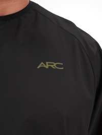 Men's Letter Print Raglan Sleeve Casual Jacket, Black