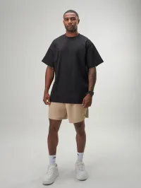 Fortitude Oversized T-shirt in soft cotton, ideal for gym workouts and casual wear, featuring breathable fabric and relaxe...