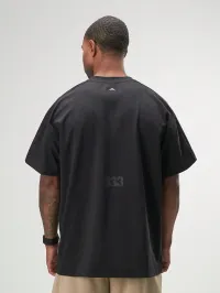 Fortitude Oversized T-shirt for men, breathable fabric, perfect for gym workouts and casual wear.