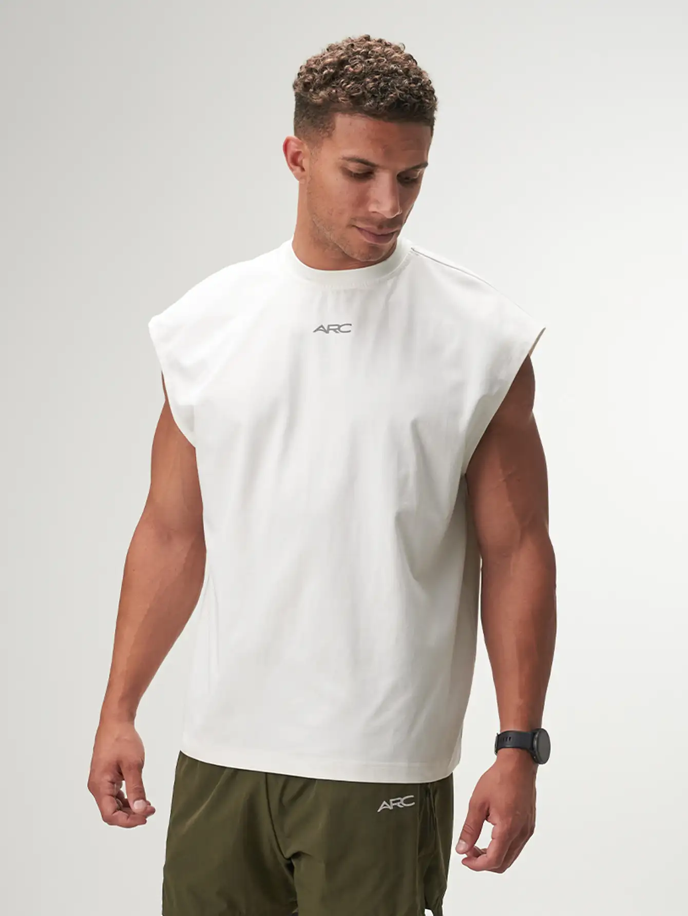 Motion Cap Sleeve Tank for women, lightweight performance top, perfect for gym workouts and active lifestyles.