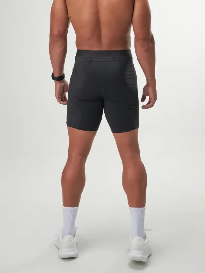 Perform Compression Shorts for running, basketball, and gym workouts; quick-dry, flexible fit, ideal for intense training.