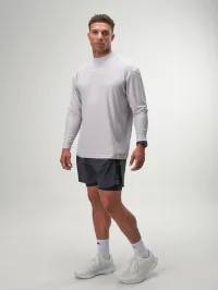 Oversized long sleeve performance t-shirt for gym workouts, soft fabric, breathable design, perfect for activewear enthusi...