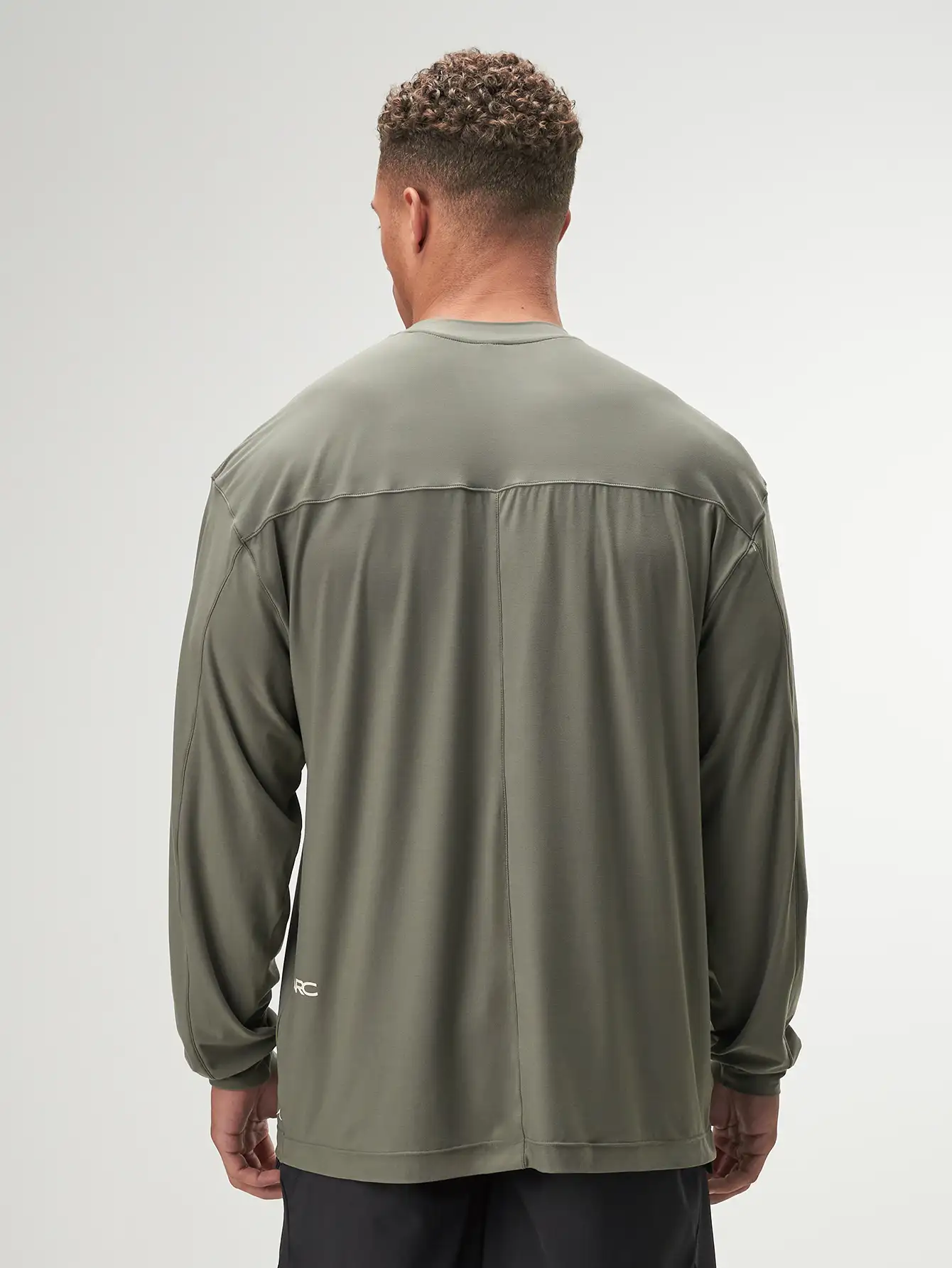 Progression Long Sleeve Oversized Performance T-Shirt for Gym Workouts, Breathable Fabric, Stylish Activewear