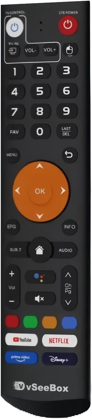 vSeeBox V3 Plus Original Remote Control