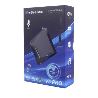 vSeeBox V5 Pro Android TV box packaging