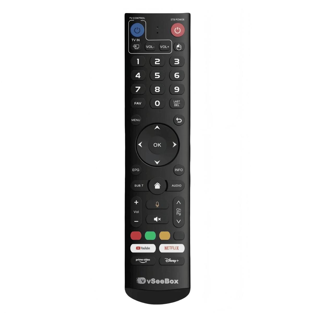 vSeeBox V5 Pro Android TV Box Bluetooth remote control