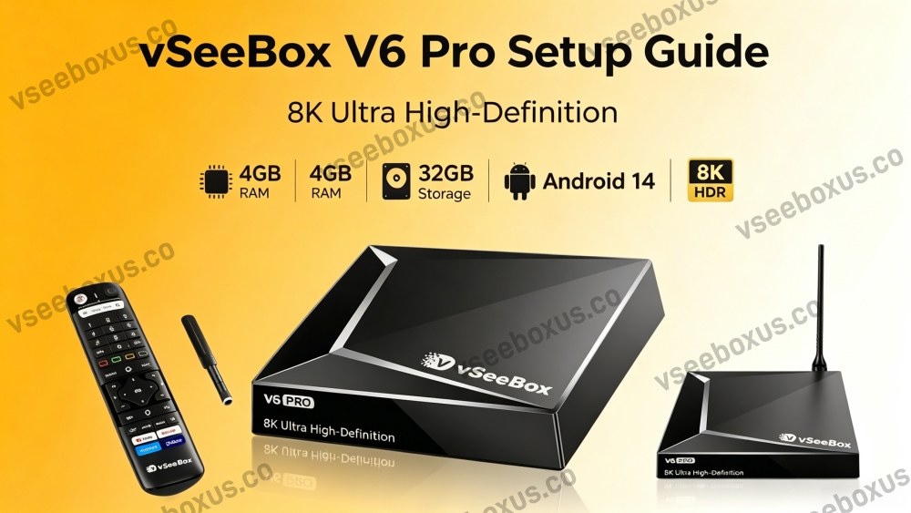 vSeeBox V6 Pro Setup Guide for US Users | Easy Step-by-Step Tutorial