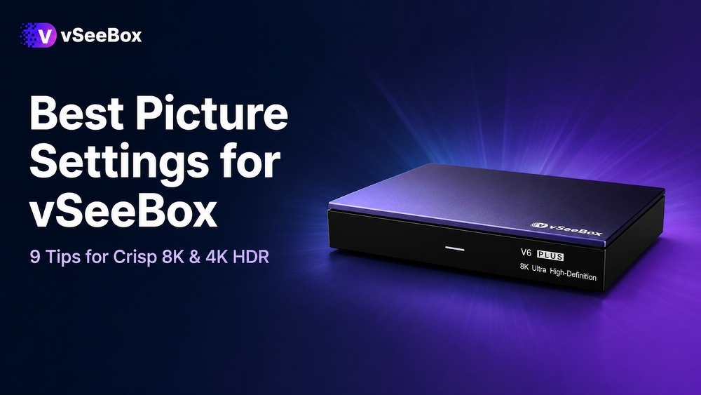 best vSeeBox picture settings guide for crisp 8K and 4K HDR video playback 2026