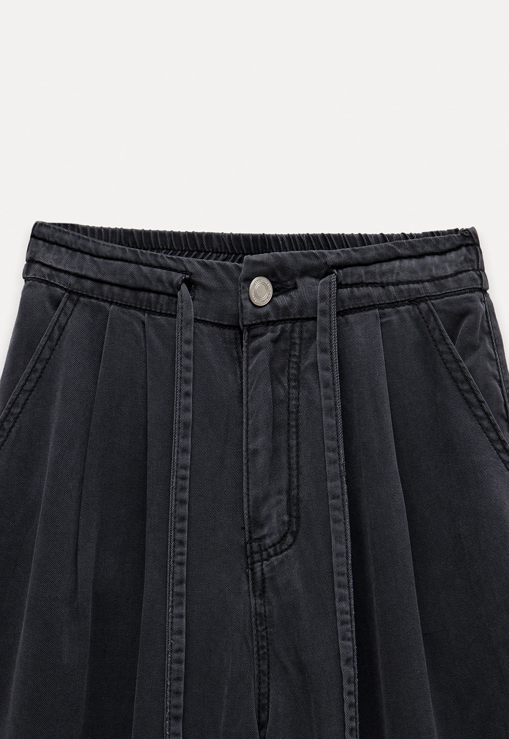 Drawstring Palazzo Pants