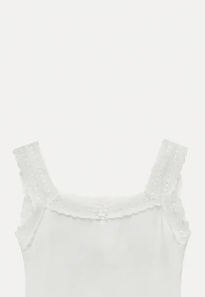 Women’s Lace Trim Crop Cami